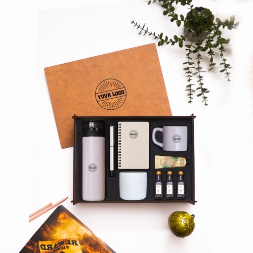 Ahşap Kutulu Hediye Seti 3626-11